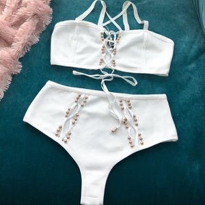 Bandage high waisted bikini